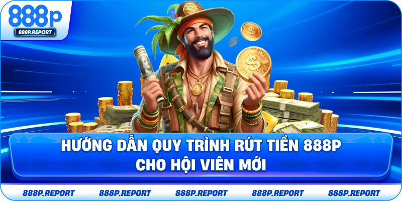 Hướng dẫn quy trình rút tiền 888P cho hội viên mới