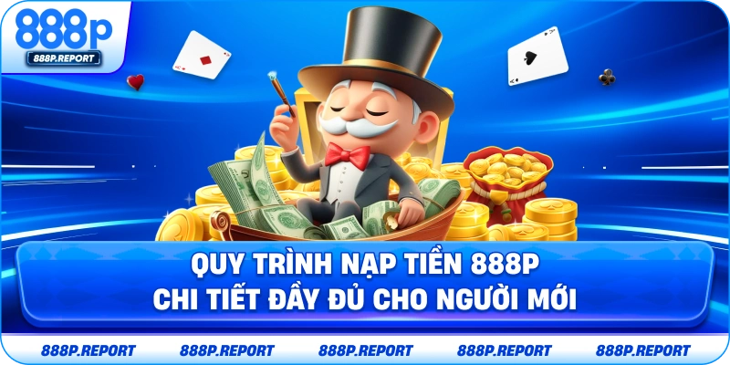Quy trình nạp tiền 888P chi tiết đầy đủ cho người mới